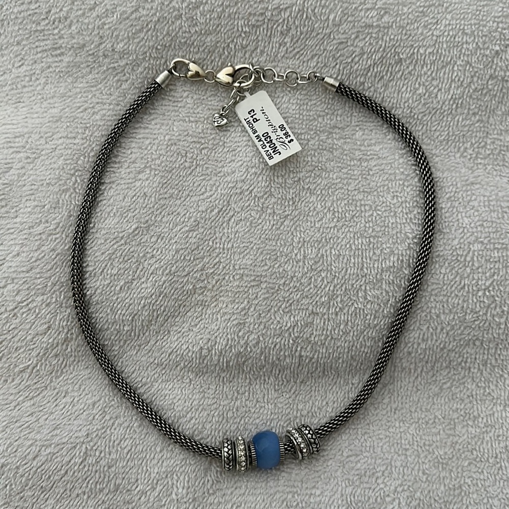 Brighton, silver necklace with Brighton charms